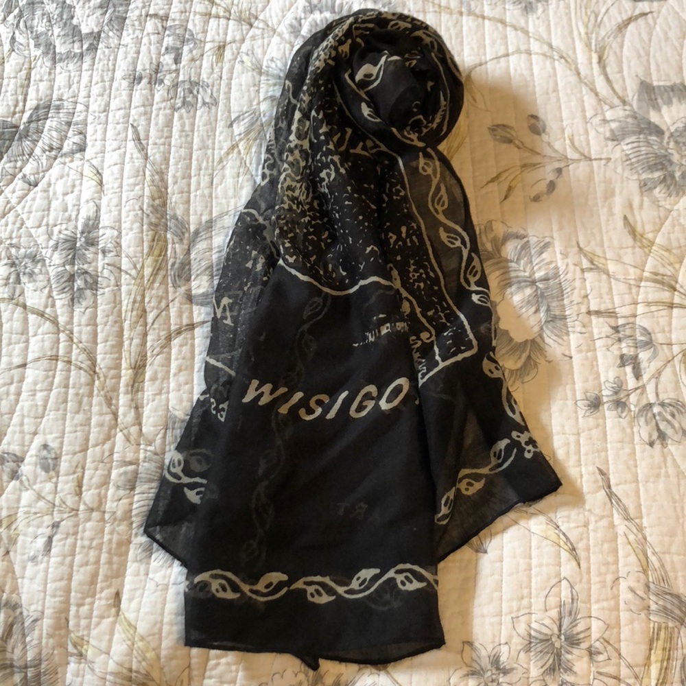 Jcrew map scarf